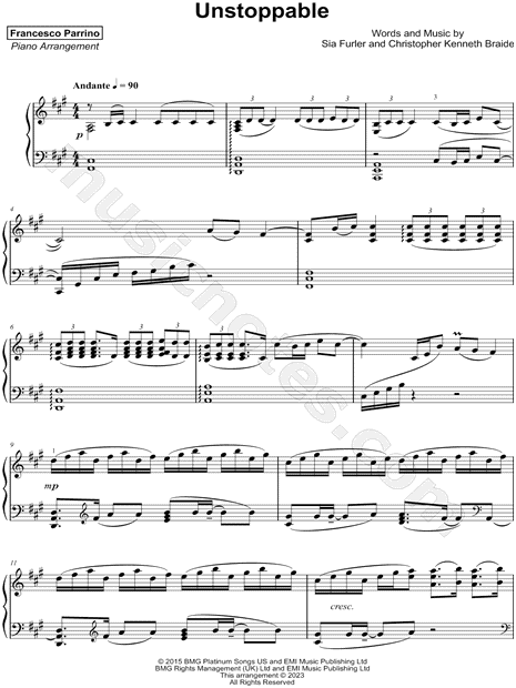 Francesco Parrino Mad World Sheet Music (Piano Solo) in C Minor -  Download & Print - SKU: MN0176583