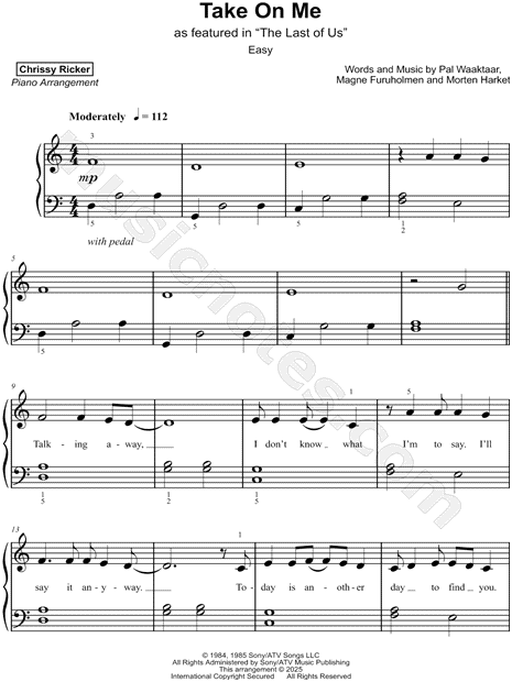 Take on Me [easy]
