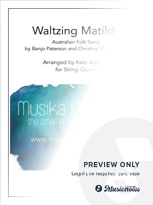 Waltzing Matilda - Jazz Arrangement for String Quartet