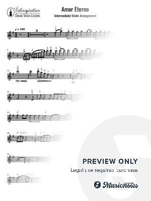 Amor Eterno by Violinspiration - Sheet Music