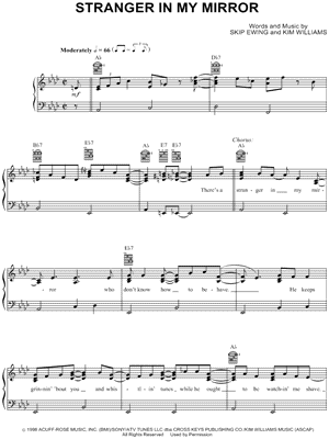 Randy Travis - Stranger In My Mirror - Sheet Music (Digital Download)