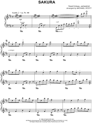 Traditional%20Japanese sheet music to download and print ...