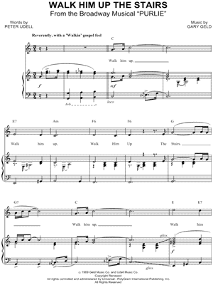 Walk Him Up the Stairs Sheet Music - 1 Arrangement Available