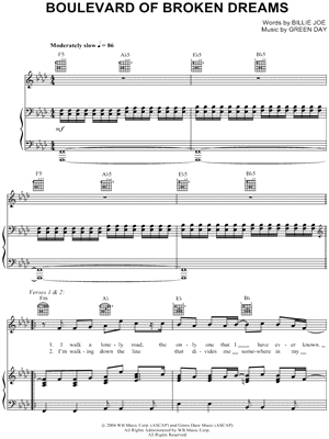 Green Day Sheet Music Downloads at Musicnotes.com