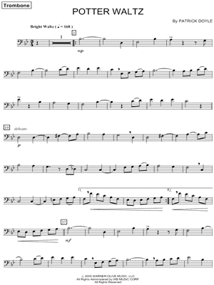 London Symphony Orchestra - Potter Waltz - Trombone - Sheet Music (Digital Download)