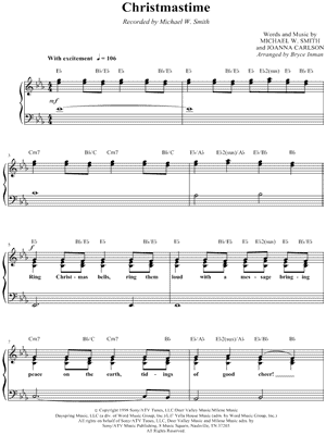 The Gaithers "Mary's Song" Sheet Music in Db Major - Download & Print - SKU: MN0059603