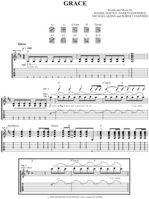 batalla Ejecución Anterior Supergrass Sheet Music to download and print