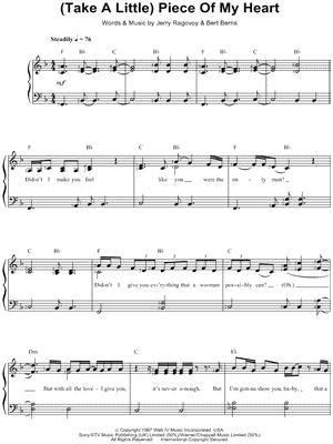 Janis Joplin Piece of My Heart Sheet Music in E Major (transposable) -  Download & Print - SKU: MN0136466