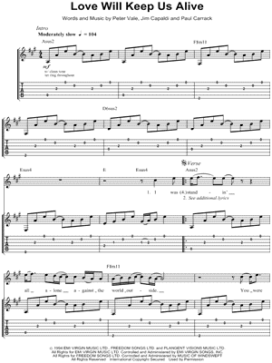 Hell Freezes Over by The Eagles - Electric Guitar - Sheet Music