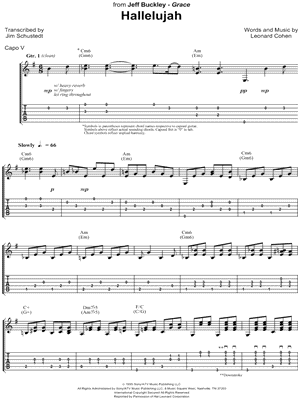 "Hallelujah" Sheet Music - 144 Arrangements Available Instantly