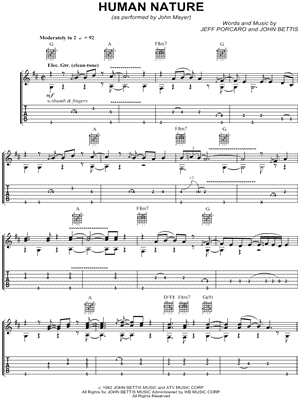 Kabelbane grit aften Human Nature" Sheet Music - 12 Arrangements Available Instantly - Musicnotes