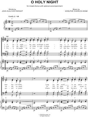 O Holy Night Sheet Music – Learning the Harp