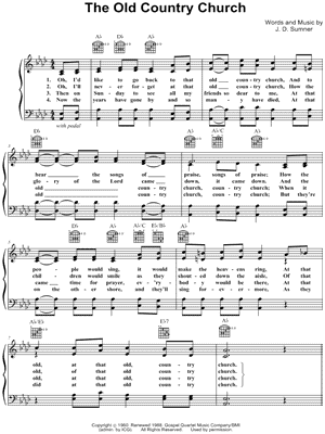 The Old Country Church" Sheet Music - 2 Arrangements Available Instantly - Musicnotes