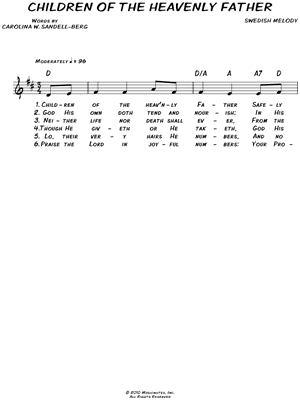 Children Of The Heavenly Father (SATB Choir) - Print Sheet Music Now