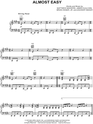 Afterlife – Avenged Sevenfold (Piano Solo) Sheet music for Piano (Solo)