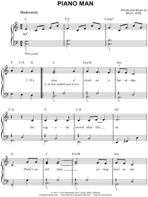 artilleri blæse hul Overstige Easy Piano Sheet Music Downloads | Musicnotes.com