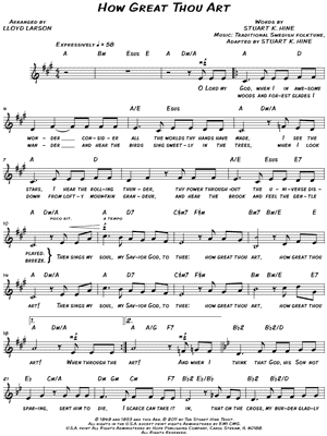 How Great Thou Art Sheet Music 11 Arrangements Available Instantly Musicnotes