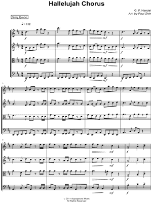 "Hallelujah Chorus" Sheet Music - 31 Arrangements Available Instantly