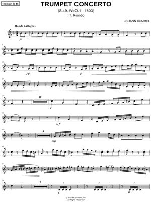 Daddy Afgang angivet Johann Nepomuk Hummel Sheet Music Downloads at Musicnotes.com