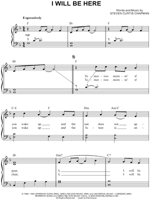 New Song "When God Made You" Sheet Music for Beginners in C Major - Download & Print - SKU ...