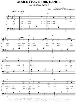 Could I Have This Dance Sheet Music 17 Arrangements Available Instantly Musicnotes