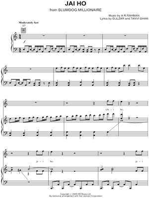 A.R. Rahman Sheet Music Downloads from "Slumdog ...