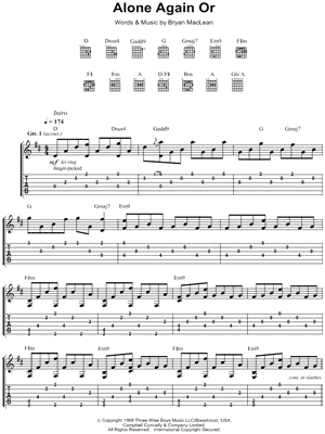 Alone Again (Naturally) (Lead Sheet / Fake Book) - Print Sheet Music