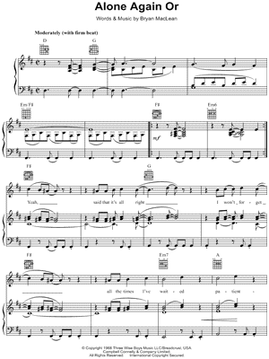 Alone Again (Naturally) by Gilbert O'Sullivan - Piano, Vocal, Guitar -  Digital Sheet Music