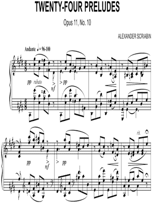 Twenty-Four Preludes: X