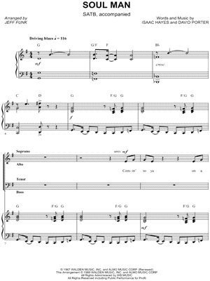 Soul Man Sheet Music 32 Arrangements Available Instantly Musicnotes