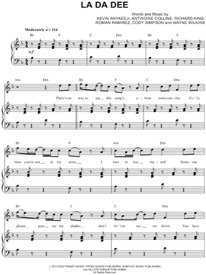 Cody Simpson Sheet Music Downloads at Musicnotes.com