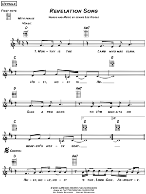 Revelation Song (Big Note Piano) - Print Sheet Music Now