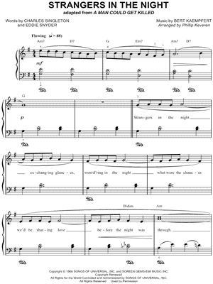 Strangers In The Night - Violin Sheet music for Violin (Solo