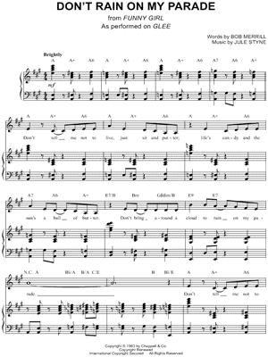 Don T Rain On My Parade Sheet Music 14 Arrangements Available Instantly Musicnotes