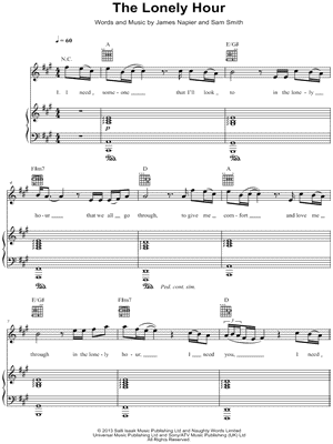 Sam Smith - The Lonely Hour - Sheet Music (Digital Download)