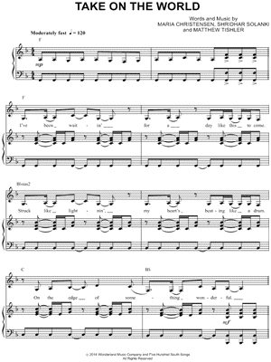 Take on the World - Theme Song from Girl Meets World - Sheet Music (Digital Download)
