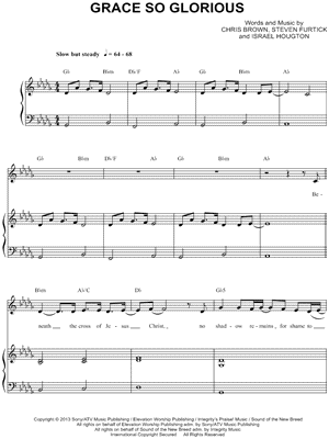 Grace So Glorious by Elevation Worship - Piano/Vocal/Chords, Singer Pro.