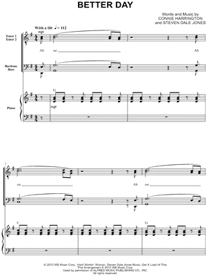 Gaither Vocal Band - Better Day - Sheet Music (Digital Download)
