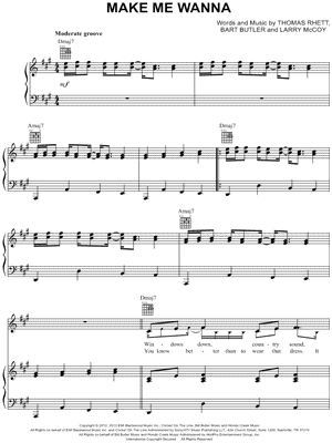 Thomas Rhett Sheet Music To Download And Print