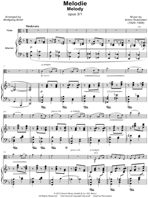 ☆ Rubinstein-Etude No.6 Sheet Music pdf, - Free Score Download ☆