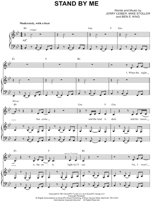 Stand By Me Sheet Music 60 Arrangements Available Instantly Musicnotes