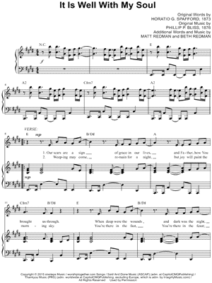 "It Is Well with My Soul" Sheet Music - 37 Arrangements ...