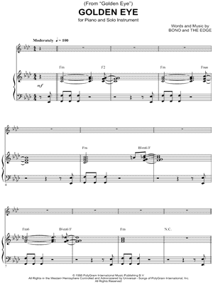 GoldenEye - Eb Instrument from 'James Bond 007: GoldenEye' Sheet