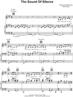 Disturbed - The Sound of Silence - Sheet Music (Digital Download)
