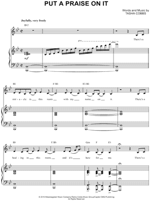 You Know My Name Sheet Music PDF (Tasha Cobbs Leonard) - PraiseCharts