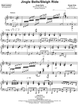 Kyle Landry - Jingle Bells / Sleigh Ride - Sheet Music (Digital Download)