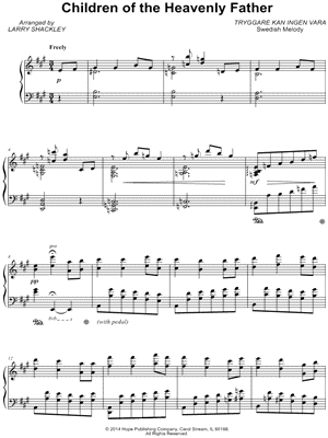 Children Of The Heavenly Father (SATB Choir) - Print Sheet Music Now