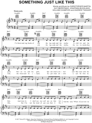 Something Just Like This Sheet Music 47 Arrangements Available Instantly Musicnotes