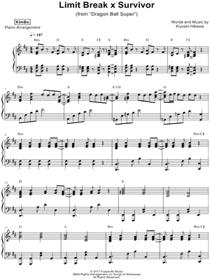 Dragon Ball Z Sheet Music Downloads at Musicnotes.com