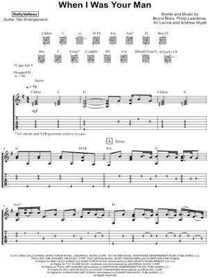 When I Was Your Man Sheet Music 37 Arrangements Available Instantly Musicnotes